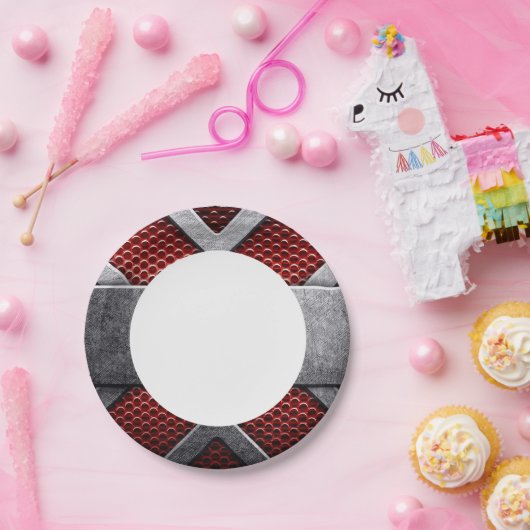 Blechmuster Pappteller (Party)