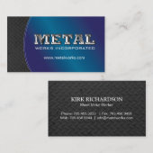 BLECHSCHLOSSER-VISITENKARTE VISITENKARTE (Vorne/Hinten)