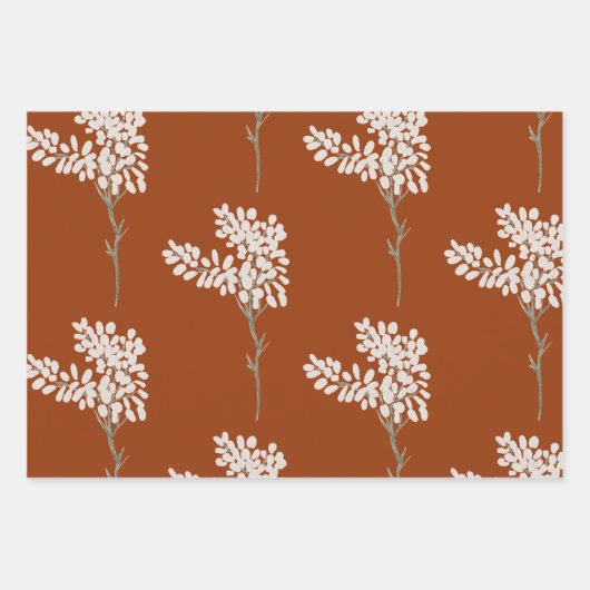 Blechumhüllungspapierblätter Geschenkpapier Set (Vorderseite 3)