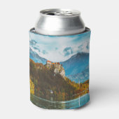 Bled Castle: Slowenischer Cliff-Blick. Dosenkühler (Kanne Vorderseite)