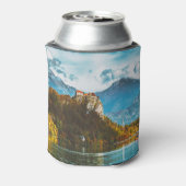 Bled Castle: Slowenischer Cliff-Blick. Dosenkühler (Kanne Rückseite)