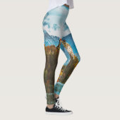 Bled Castle: Slowenischer Cliff-Blick. Leggings (Rechts)