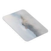 Bled Castle umgeben von Wolken Magnet (Rechte Seite)