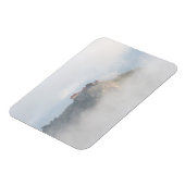 Bled Castle umgeben von Wolken Magnet (Linke Seite)