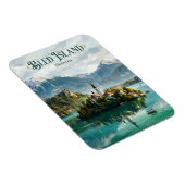 Bled Insel Slowenien Magnet (Rechte Seite)