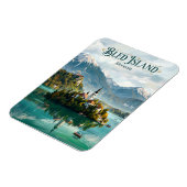 Bled Insel Slowenien Magnet (Linke Seite)