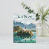 Bled Insel Slowenien Postkarte (Stehend Vorderseite)