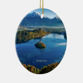 Bled Island, Slowenien, landschaftlich Keramik Ornament (Rechts)