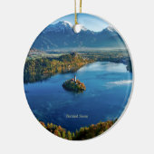 Bled Island, Slowenien, landschaftlich Keramik Ornament (Links)