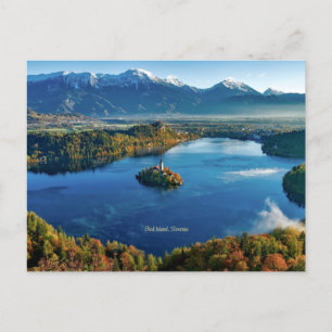 Bled Island, Slowenien, landschaftlich Postkarte