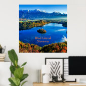 Bled Island, Slowenien Poster (Heimbüro)