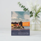Bled, Jugoslawien, Kroatien, Vintage Postkarte (Stehend Vorderseite)