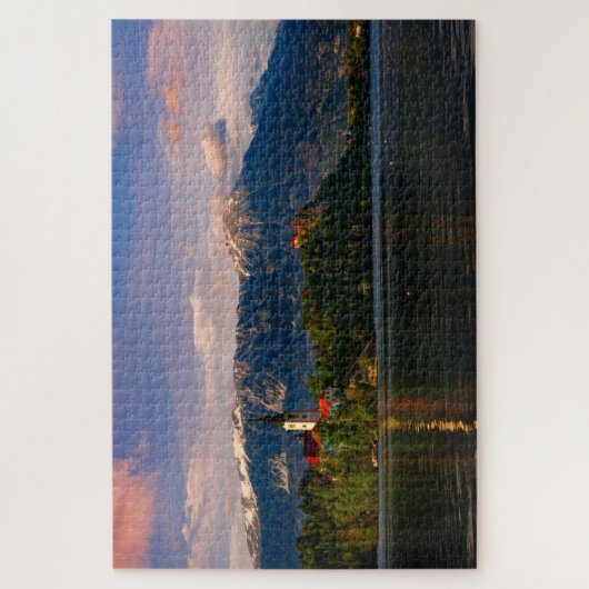 Bled Lake at Sunset Puzzle (Vertikal)