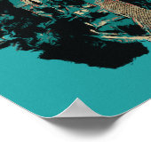 Bled Lake, Julian Alpen, Slowenien Poster (Ecke)