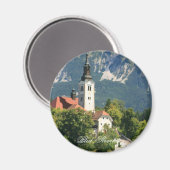 Bled-See, Slowenien Magnet (Vorderseite/Rückseite)