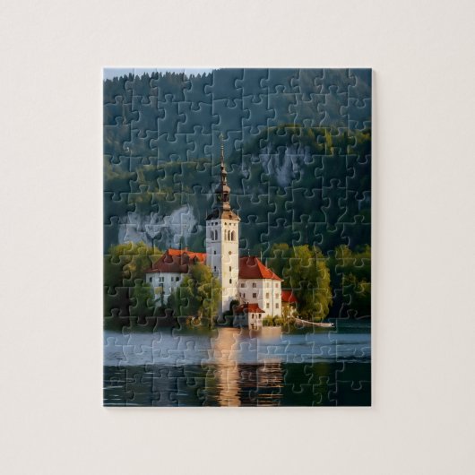Bled-See, Slowenien Puzzle (Vertikal)