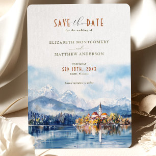 Bled Slovenia Save the Date Einladung Hochzeit
