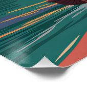 Bled Slovenia vintage Poster (Ecke)