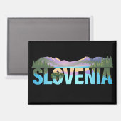 Bled Slovenien Europe Magnet (Vorderseite/Rückseite)