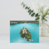 Bled Slovenien Feiertagspostkarte (Stehend Vorderseite)