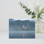Bled Slovenien Feiertagspostkarte (Stehend Vorderseite)