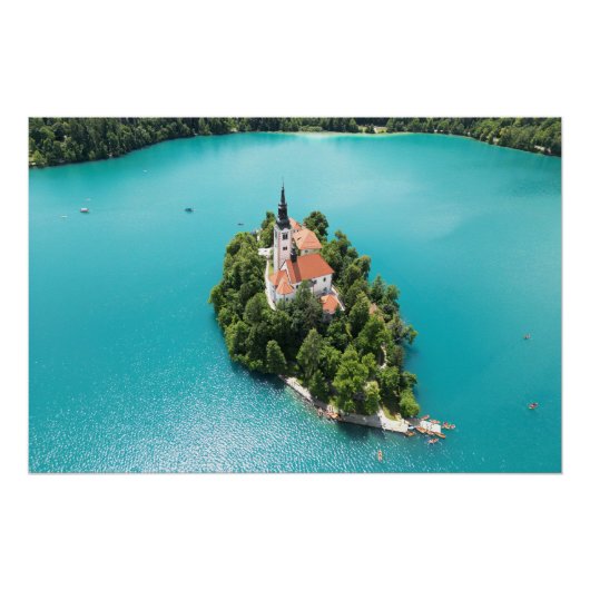 Bled Slovenien Poster (Vorderseite)