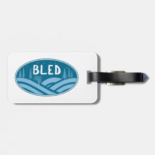 Bled Slowenien im Freien Gepäckanhänger