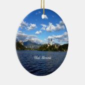 Bled, Slowenien - Landschaftsbild Keramik Ornament (Rechts)