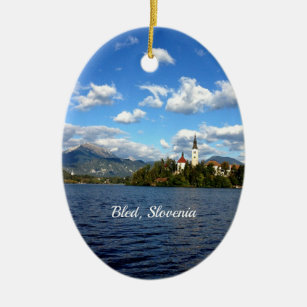 Bled, Slowenien - Landschaftsfotos, Keramik Ornament
