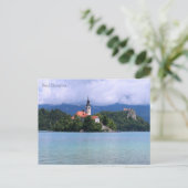 Bled Slowenien Postkarte (Stehend Vorderseite)