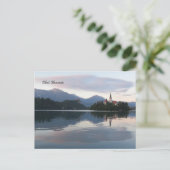 Bled Slowenien Postkarte (Stehend Vorderseite)