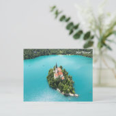 Bled Slowenien Postkarte (Stehend Vorderseite)