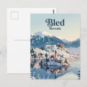 Bled, Slowenien Postkarte (Vorne/Hinten)