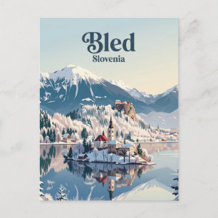 Bled, Slowenien Postkarte