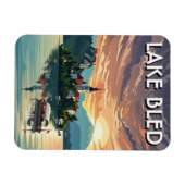 Bledsee Slowenien Magnet (Horizontal)