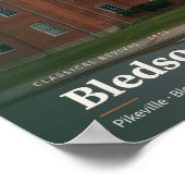 Bledsoe County Courthouse AI-Kunst Poster (Ecke)