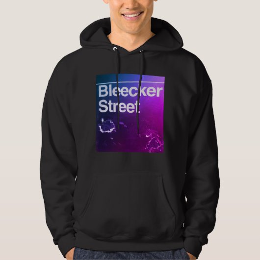 Bleecker Street, Greenwich Village, Manhattan NYC Hoodie (Vorderseite)