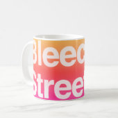 Bleecker Street, Greenwich Village, Manhattan NYC Kaffeetasse (Vorderseite Links)