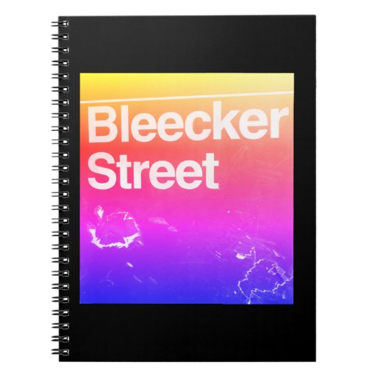 Bleecker Street, Greenwich Village, Manhattan NYC Notizblock (Vorderseite)