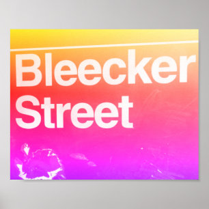 Bleecker Street, Greenwich Village, Manhattan NYC Poster