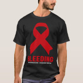 Bleeding Disorders Awareness Bleeding Disorders T-Shirt (Vorderseite)