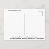 Bleeding Hearts Postcard Postkarte (Rückseite)