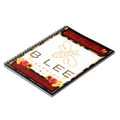 BLEEGRAPHICS | Logo Spiral Notizbuch Notizblock (Linke Seite)