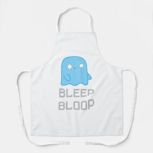 BLEEP BLOOP SCHÜRZE (Vorderseite)