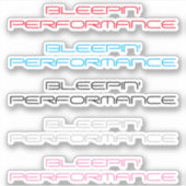Bleepin Performance Sticker Pack (Vorderseite)