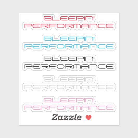 Bleepin Performance Sticker Pack (Blatt)