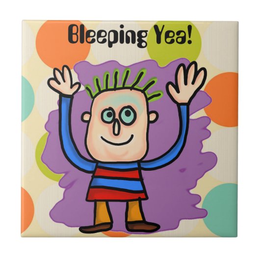 Bleeping Jee! Fliese (Vorderseite)