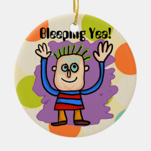 Bleeping Yea! Christmas Ornament
