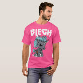 Blegh Heavy Metal Metalcore Unicorn T-Shirt (Vorne ganz)