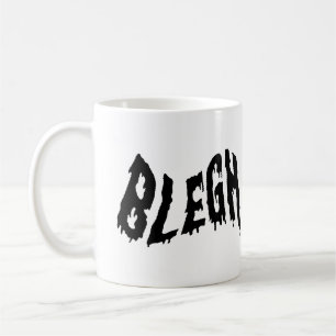 BLEGH Lustige Heavy Metal Metalcore Rockmusik Kaffeetasse